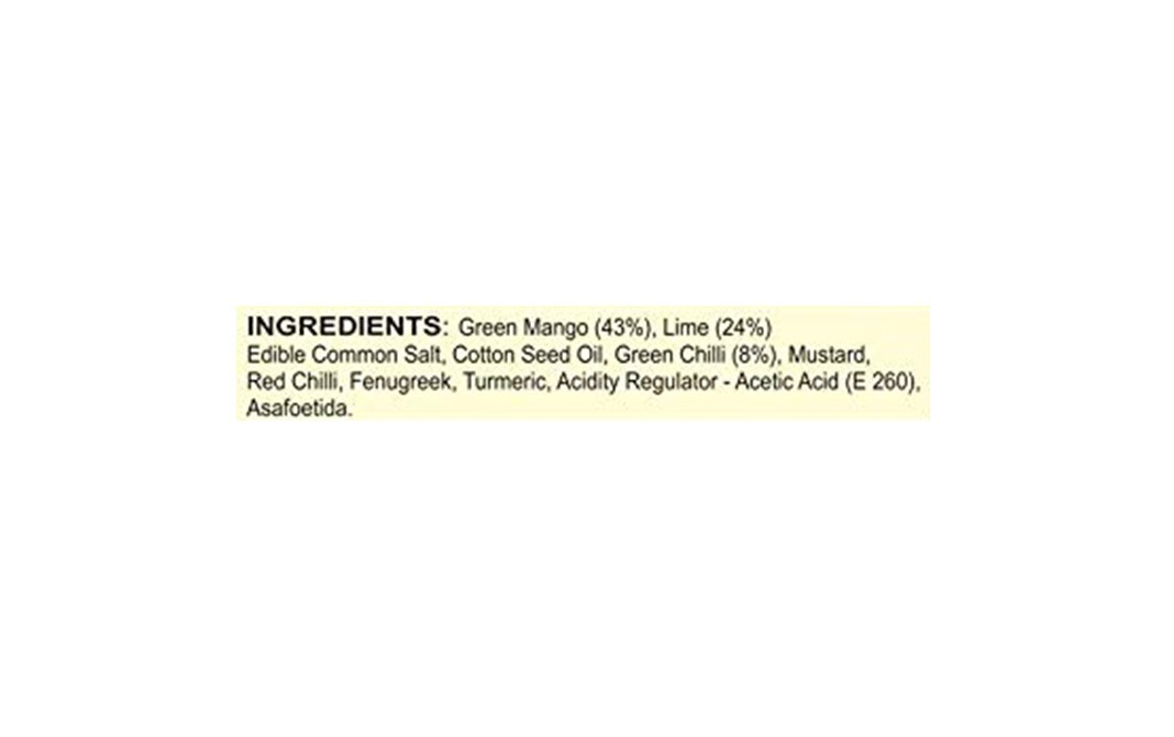 Suhana Pravin Mixed Pickle    Plastic Jar  500 grams